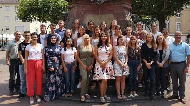 Auch für 2019 bietet die Stadt Rastatt Ausbildungsplätze - Oberbürgermeister Pütsch begrüßte Berufsanfänger 